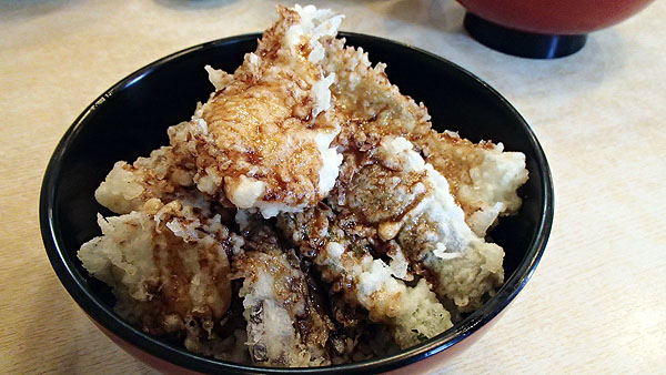 １０食限定のサービスランチ　銚子で水揚げ！地魚の天丼